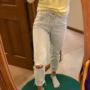 American Eagle mom jeans